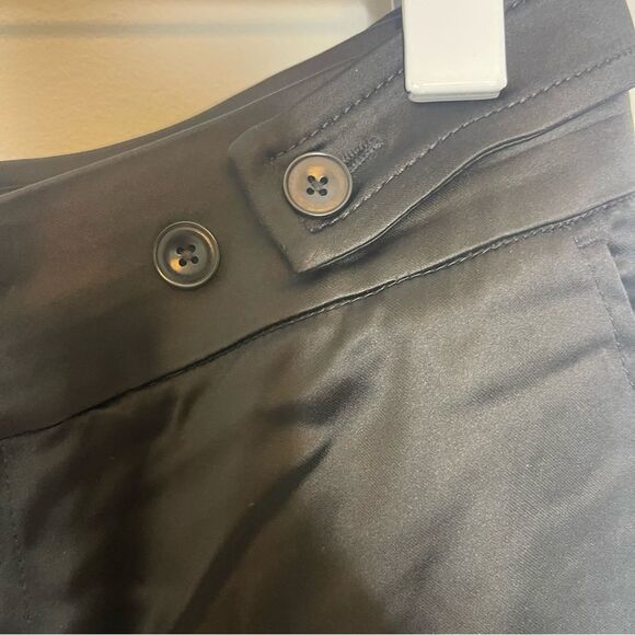 L’Academie Revolve  black satin cargo pants Small new - Picture 7 of 9